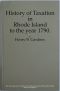 [Gutenberg 63441] • History of Taxation in Rhode Island to the Year 1790